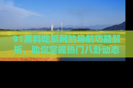91黑料吃瓜网的导航功能解析,助你掌握热门八卦动态