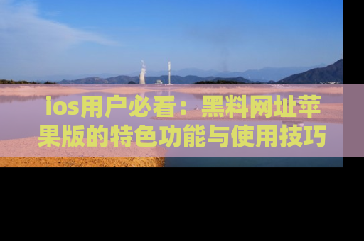 ios用户必看：黑料网址苹果版的特色功能与使用技巧详解