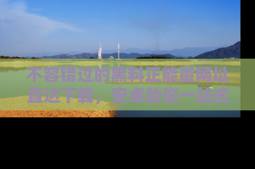 不容错过的黑料正能量网址直达下载,安卓助你一站式吃瓜体验!
