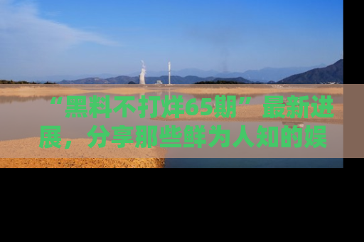 “黑料不打烊65期”最新进展,分享那些鲜为人知的娱乐八卦