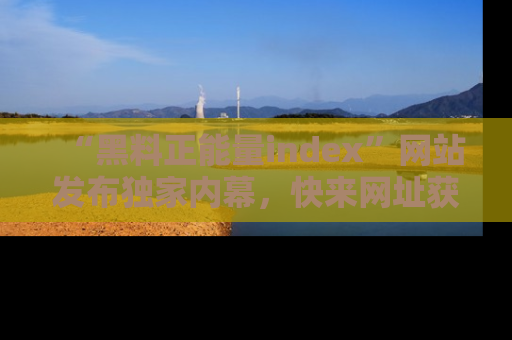 “黑料正能量index”网站发布独家内幕,快来网址获取精彩内容吧!