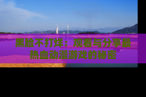 黑脸不打烊：观看与分享最热血动漫游戏的秘密