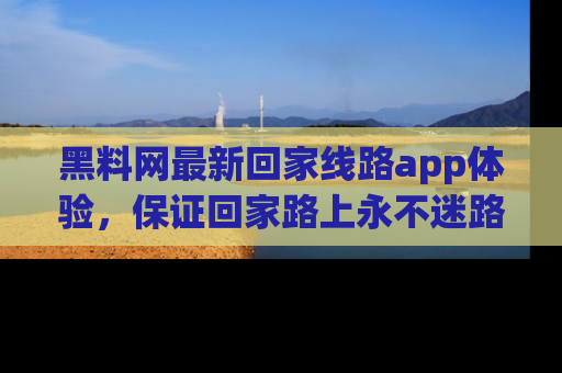 黑料网最新回家线路app体验，保证回家路上永不迷路顺畅