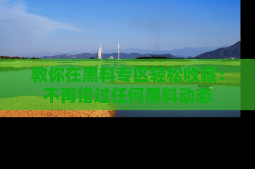 教你在黑料专区轻松收藏：不再错过任何黑料动态