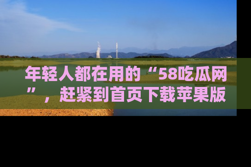 年轻人都在用的“58吃瓜网”，赶紧到首页下载苹果版吧！