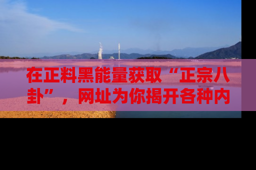 在正料黑能量获取“正宗八卦”，网址为你揭开各种内幕故事！