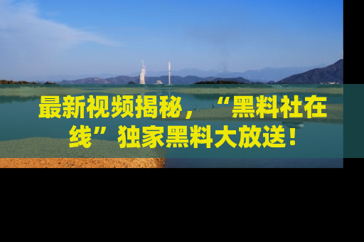 最新视频揭秘，“黑料社在线”独家黑料大放送！
